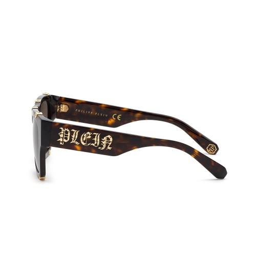 Philipp Plein SPP042W ICON - 0722 - 54 Lunettes de soleil Havane foncé Angulaire