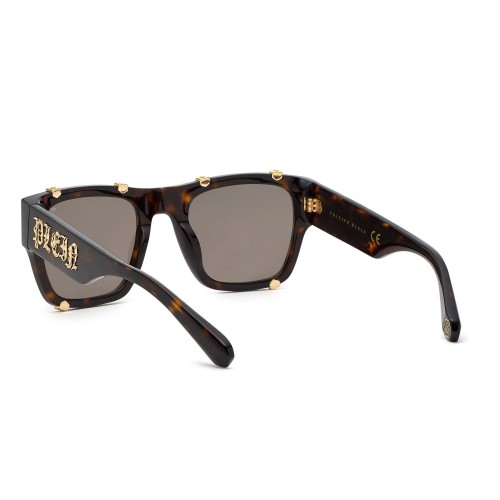Philipp Plein SPP042W ICON - 0722 - 54 Lunettes de soleil Havane foncé Angulaire