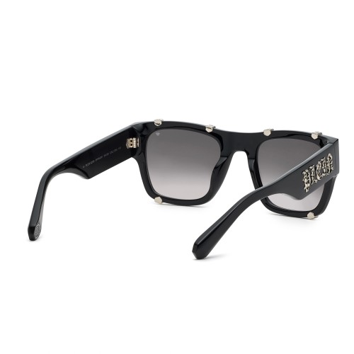Philipp Plein SPP042W ICON - 0700 - 54 Lunettes de soleil Noir Angulaire