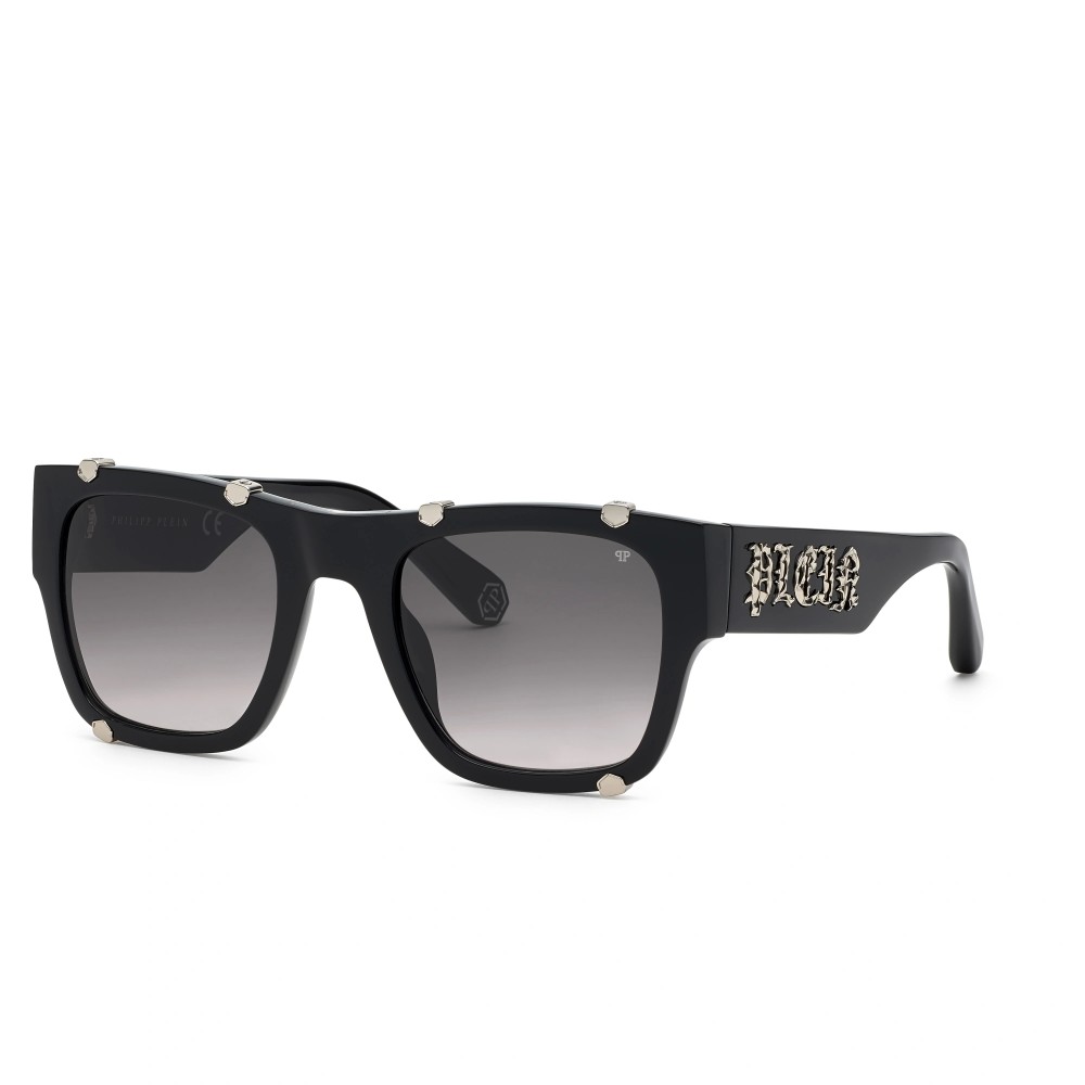 Philipp Plein SPP042W ICON - 0700 - 54 Lunettes de soleil Noir Angulaire