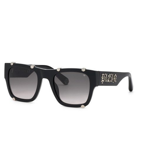 Philipp Plein SPP042W ICON - 0700 - 54 Lunettes de soleil Noir Angulaire