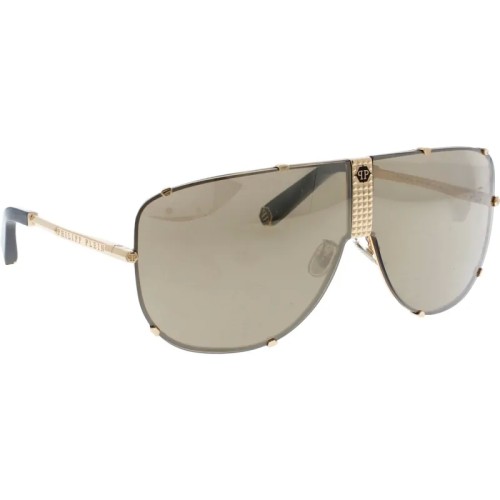 Philipp Plein SPP075 STUD - 400G - 69 Lunettes de soleil Shield
