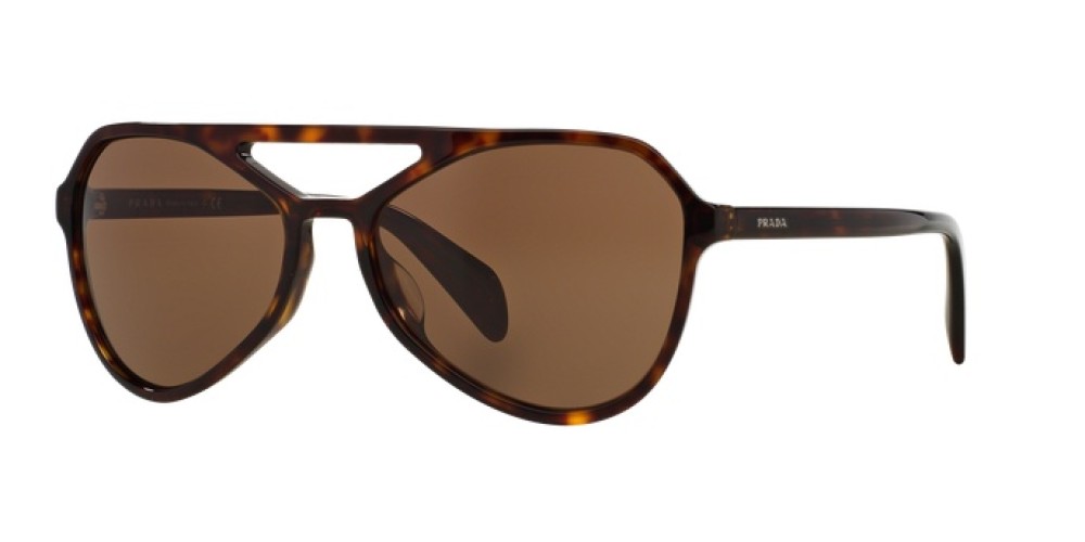 PRADA PR 22RS - 2AU8C1 - 58 Lunettes de soleil Havane Pilote (Aviateur)