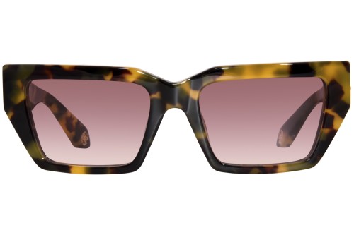 Roberto Cavalli SRC016 - 0AGG - 55 Lunettes de soleil Havane Œil de chat