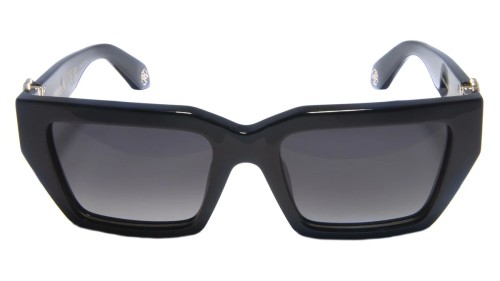 Roberto Cavalli SRC016 - 0700 - 55 Lunettes de soleil Noir Œil de chat