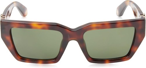 Roberto Cavalli SRC016 - 02BP - 55 Lunettes de soleil Havane Œil de chat