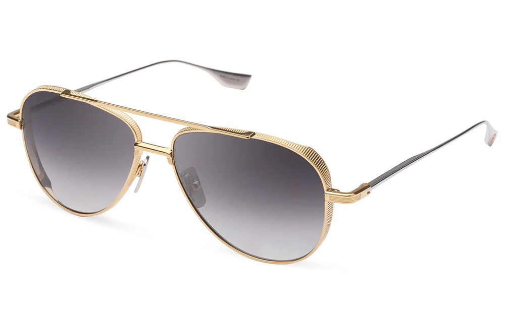 Dita SUBSYSTEM DTS141-A - 01 - 58 Lunettes de soleil Or Pilote (Aviateur)
