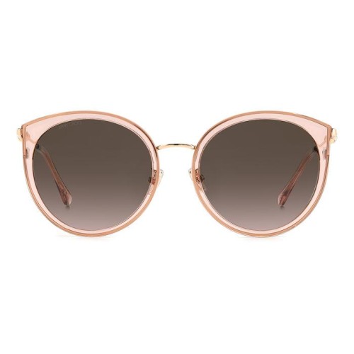 Jimmy Choo SUSSIE/G/SK - FWMHA - 56 Lunettes de soleil Or, Rose Rond