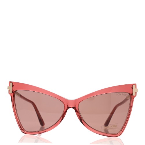 Tom Ford FT0767 TALLULAH - 72Y - 61 Lunettes de soleil Rose Œil de chat