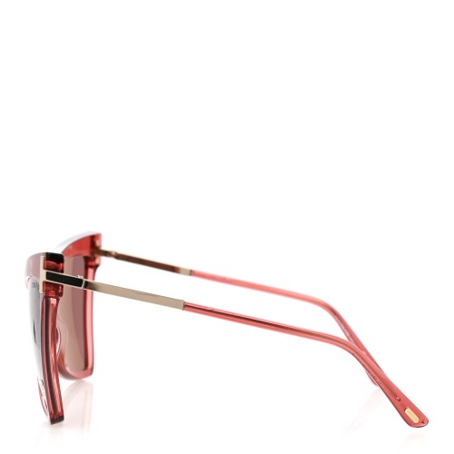 Tom Ford FT0767 TALLULAH - 72Y - 61 Lunettes de soleil Rose Œil de chat