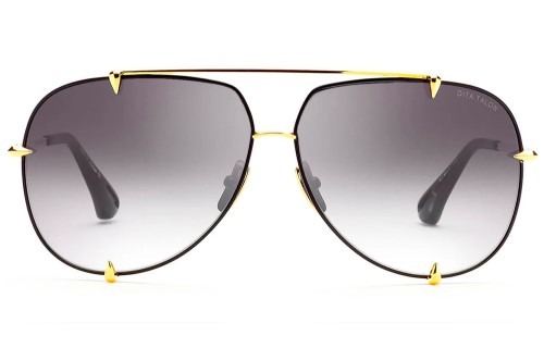 Dita TALON 23007 - A - 62 Lunettes de soleil Or, Noir Pilote (Aviateur)