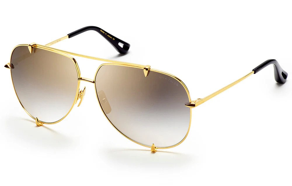 Dita TALON 23007 - D - 62 Lunettes de soleil Or Pilote (Aviateur)