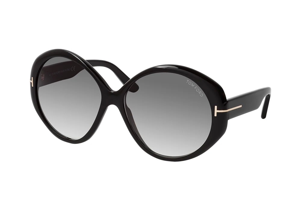 Tom Ford FT0848 TERRA - 01B - 63 Lunettes de soleil Noir Ovale