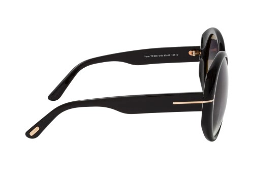 Tom Ford FT0848 TERRA - 01B - 63 Lunettes de soleil Noir Ovale