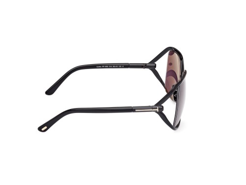 Tom Ford FT1092 GOLDIE - 01A - 60 Lunettes de soleil Noir Coussin arrondi