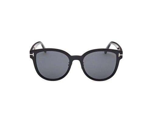Tom Ford FT1137-K ECO - 01A - 55 Lunettes de soleil Noir Coussin arrondi