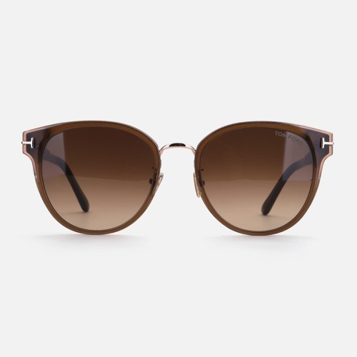 Tom Ford FT1138-K - 45F - 55 Lunettes de soleil Brown Pillow (Rounded)