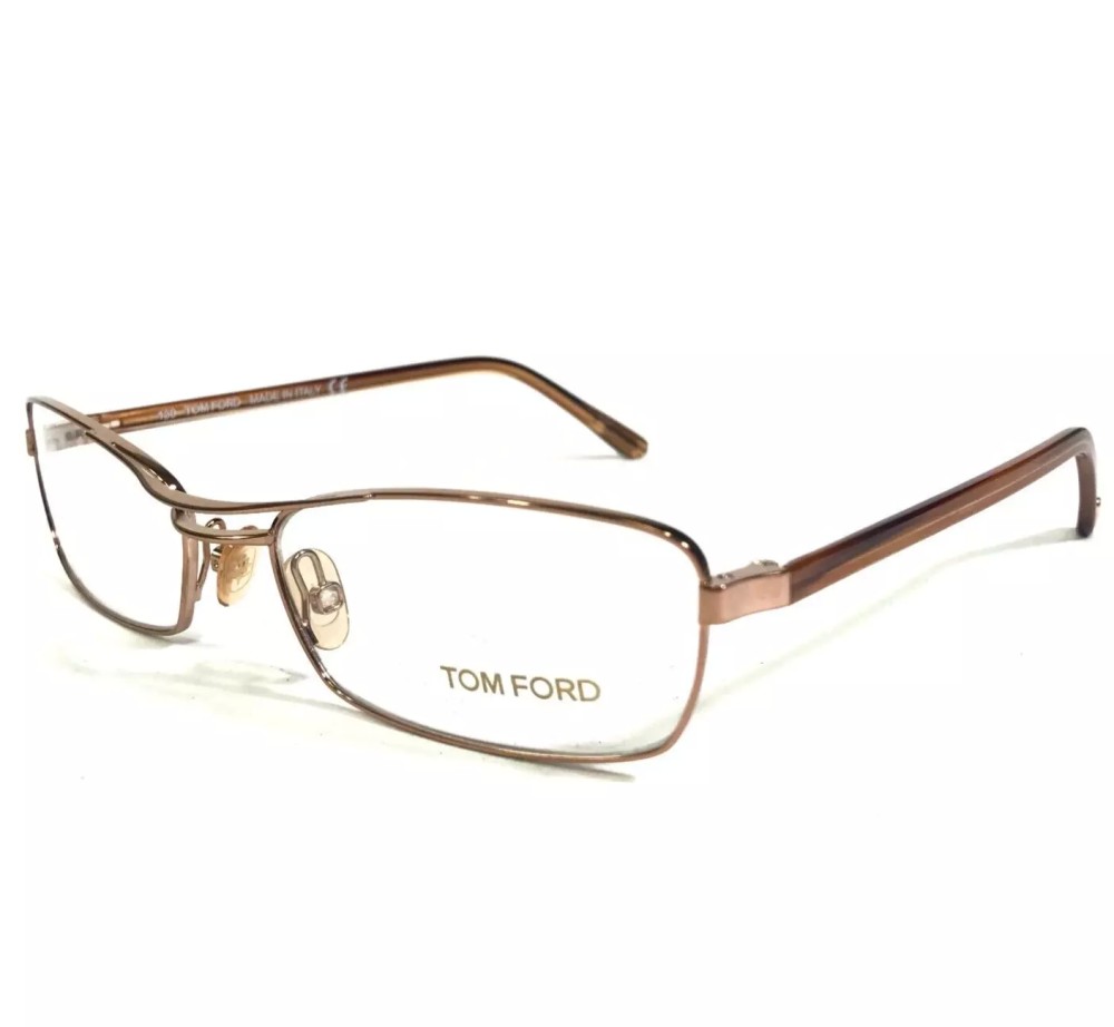 Tom Ford TF5024 - 268 - 54 Cadres optiques Marron Angulaire