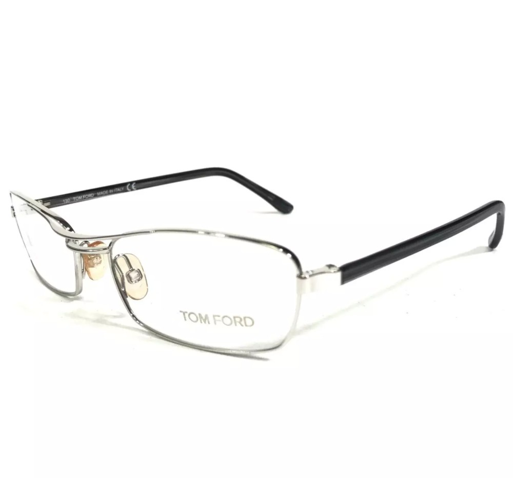 Tom Ford TF5024 - 751 - 52 Cadres optiques Argent, Noir Angulaire