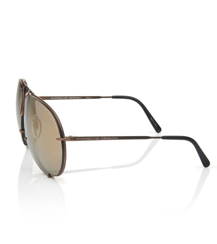 Porsche Design P8478 - E - 60 Lunettes de soleil Brown Pilot (Aviator)