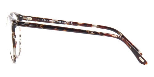 Tom Ford TF5575-B - 055 - 51 - AVEC DES VERRES À FILTRE ANTI LUMIÈRE BLEU-VIOLET Cadres optiques Havane Rond