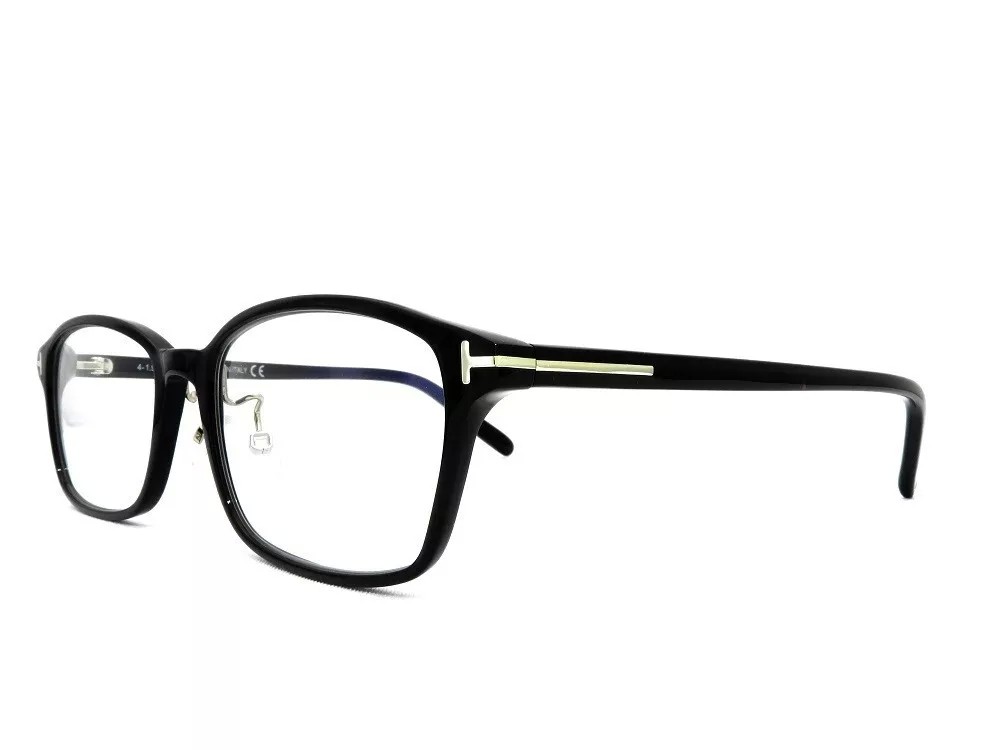 Tom Ford TF5647-D-B - 001 - 53 - AVEC DES VERRES À FILTRE ANTI LUMIÈRE BLEU-VIOLET Cadres optiques Noir Angulaire