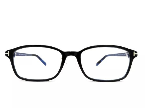 Tom Ford TF5647-D-B - 001 - 53 - AVEC DES VERRES À FILTRE ANTI LUMIÈRE BLEU-VIOLET Cadres optiques Noir Angulaire