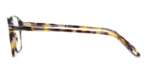 Tom Ford TF5804-B - 055 - 50 - AVEC DES VERRES À FILTRE ANTI LUMIÈRE BLEU-VIOLET Cadres optiques Havanna Square