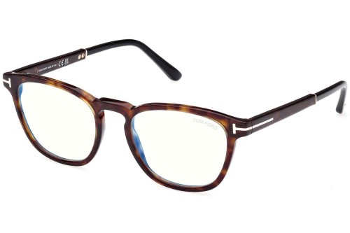 Tom Ford TF5890-B ECO - 056 - 51 Cadres optiques Havane Arrondi