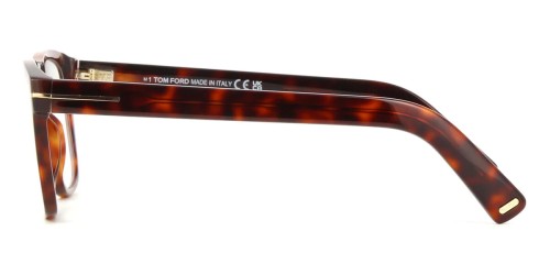 Tom Ford TF5902-B ECO - 054 - 54 - AVEC DES VERRES À FILTRE ANTI LUMIÈRE BLEU-VIOLET Cadres optiques Havane Angulaire
