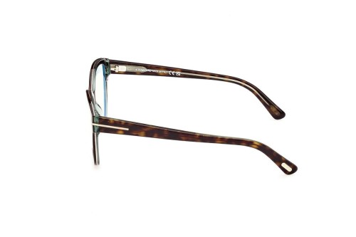 Tom Ford TF5954-B - 055 - 54 - AVEC DES VERRES À FILTRE ANTI LUMIÈRE BLEU-VIOLET Cadres optiques Havanna Cat Eye