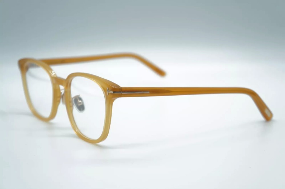 Tom Ford TF5997-K-B ECO - 047 - 51 - AVEC DES VERRES À FILTRE ANTI LUMIÈRE BLEU-VIOLET Cadres optiques Marron Coussin arrondi