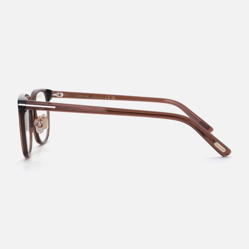 Tom Ford TF5998-K-B ECO - 045 - 51 - AVEC DES VERRES À FILTRE ANTI LUMIÈRE BLEU-VIOLET Cadres optiques Marron Coussin arrondi