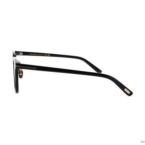Tom Ford TF5998-K-B ECO - 001 - 51 - AVEC DES VERRES À FILTRE ANTI LUMIÈRE BLEU-VIOLET Cadres optiques Noir Coussin arrondi