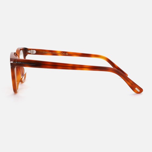 Tom Ford TF5999-K-B - 053 - 49 - AVEC DES VERRES À FILTRE ANTI LUMIÈRE BLEU-VIOLET Cadres optiques Havane Angulaire