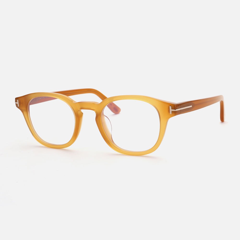 Tom Ford TF6000-K-B ECO - 047 - 49 - AVEC DES VERRES À FILTRE ANTI LUMIÈRE BLEU-VIOLET Cadres optiques Marron Coussin arrondi