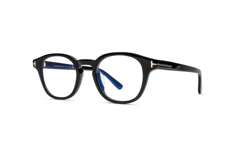 Tom Ford TF6000-K-B ECO - 001 - 49 Cadres optiques Black Pillow (Rounded)