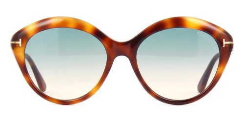 Tom Ford FT0763 MAXINE - 53P - 56 Lunettes de soleil Havane Œil de chat