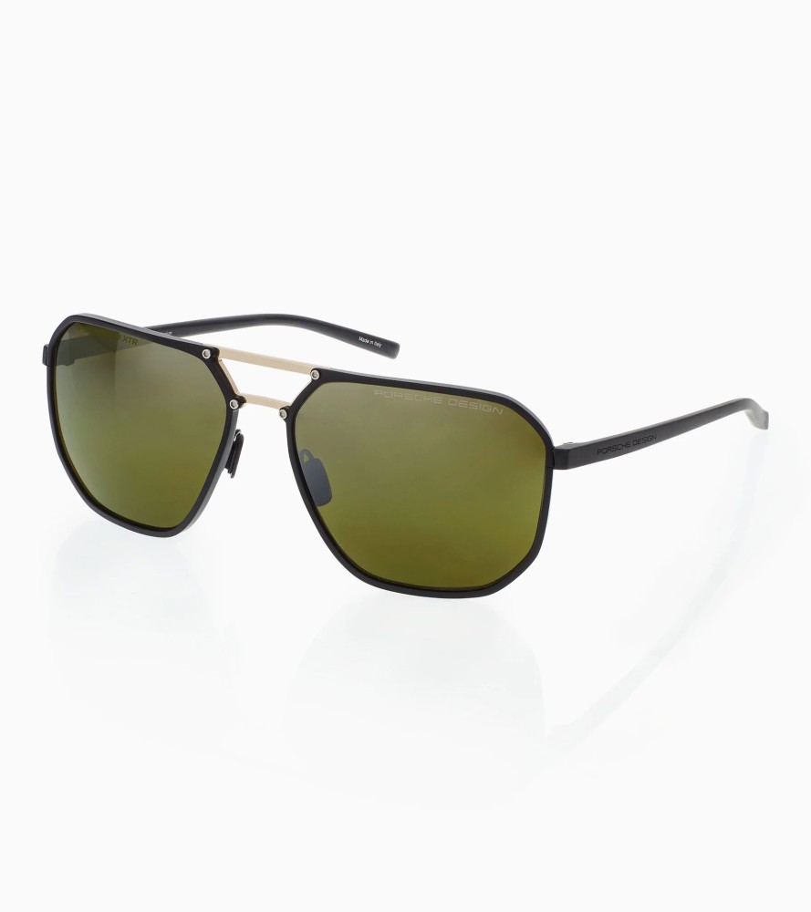 Porsche Design P8971 - A - 61 - AVEC DES VERRES POLARISÉS Lunettes de soleil Noir Pilote (Aviateur)
