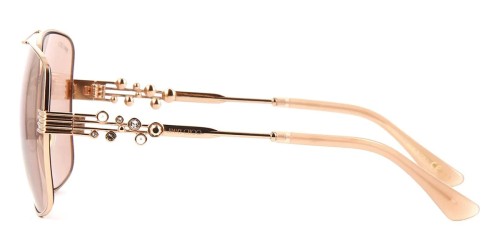 Jimmy Choo TONIA/S - BKU2S - 61 Lunettes de soleil Or rose Pilote (Aviateur)