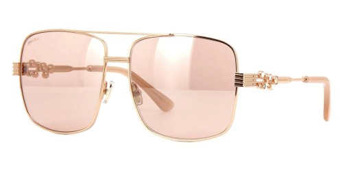 Jimmy Choo TONIA/S - BKU2S - 61 Lunettes de soleil Or rose Pilote (Aviateur)