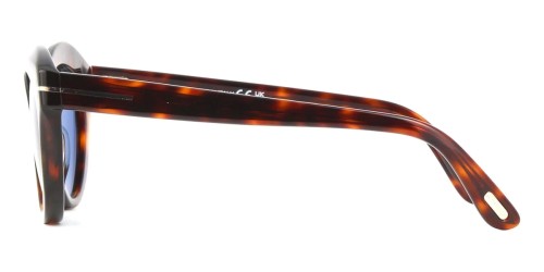 Tom Ford FT1111 TONI - 54V - 55 Lunettes de soleil Havane Œil de chat