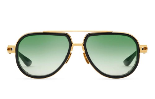 Dita VASTIK DTS441-A - 01 - 59 Lunettes de soleil Or, Noir Pilote (Aviateur)