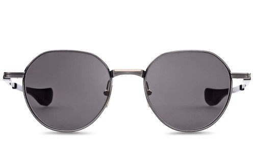 Dita VERS-ONE DTS150-A - 02 - 50 Lunettes de soleil Argent, Bleu Rond