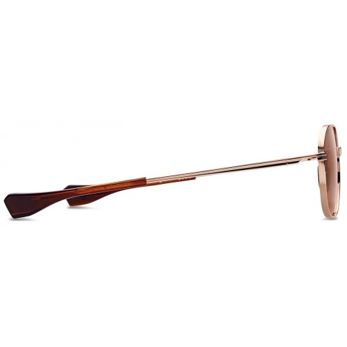 Dita VERS-TWO DTS151-A - 01 - 50 Lunettes de soleil Or, Marron Angulaire
