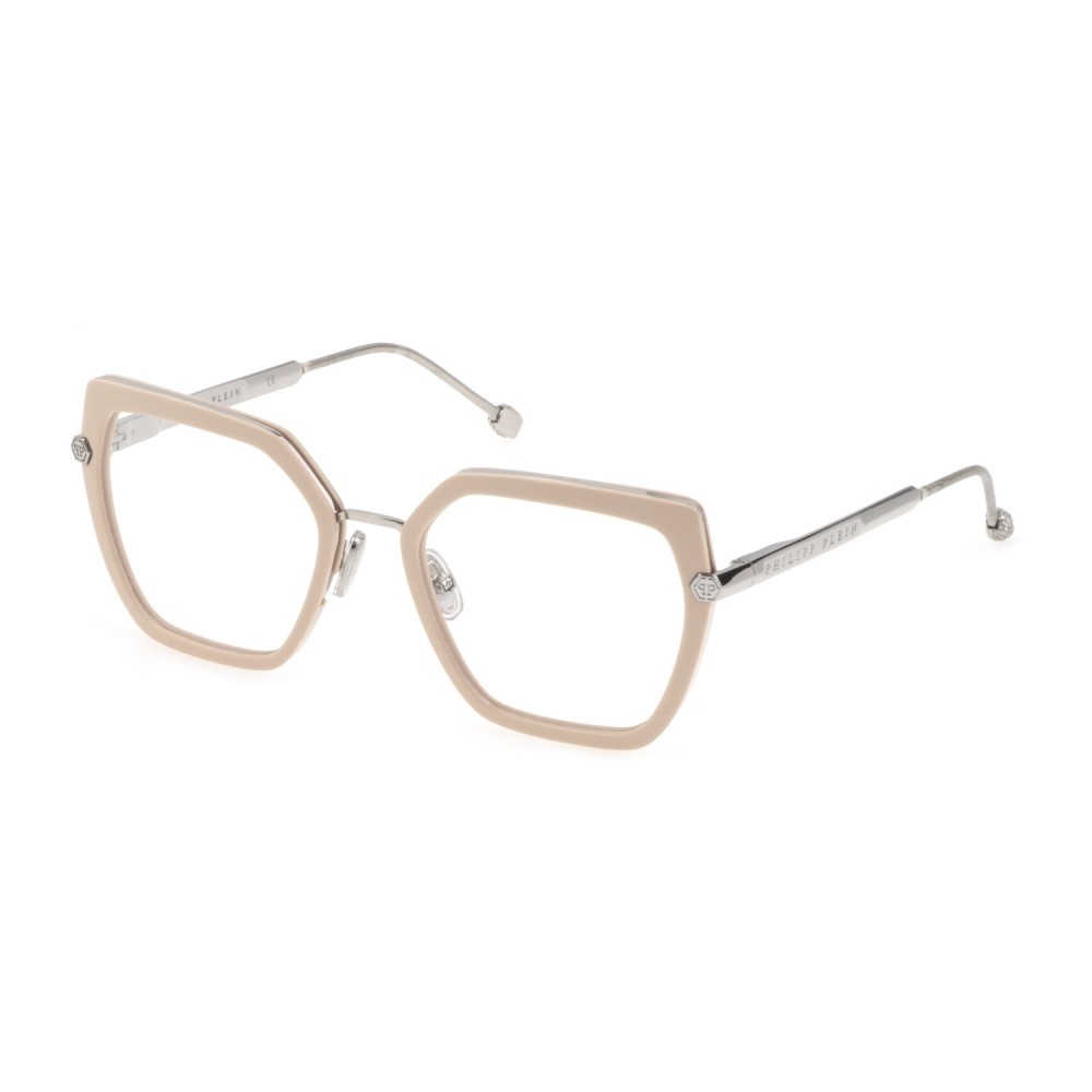 Philipp Plein VPP036S ICON - 0579 - 54 Cadres optiques Rose, Argent Angulaire
