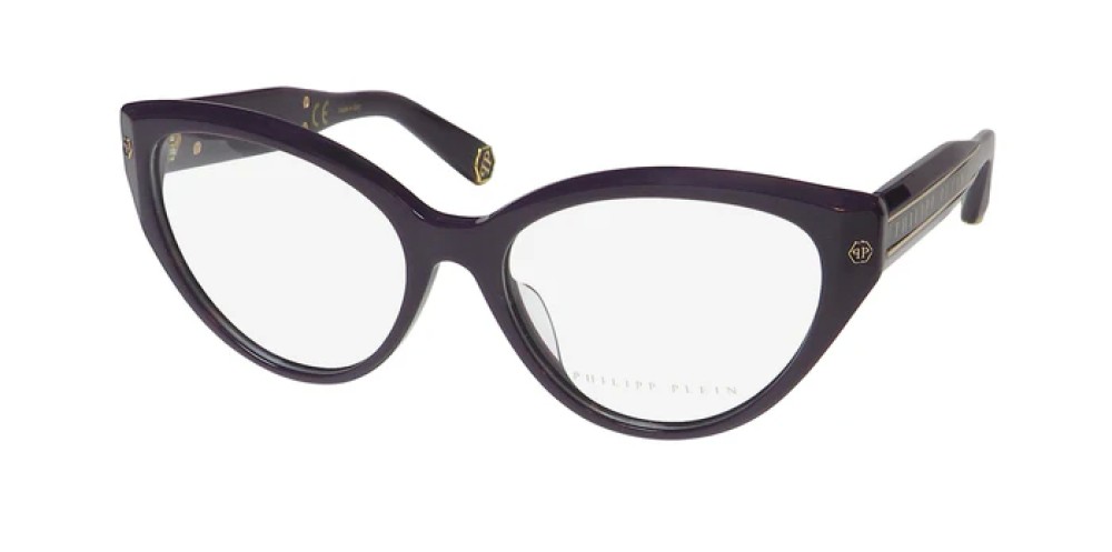 Philipp Plein VPP052 CATEYES - 09NU - 54 Cadres optiques Violet Œil de chat
