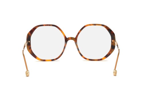 Philipp Plein VPP053S PANORAMA LAKE - 0728 - 56 Cadres optiques Havane, Or Ovale