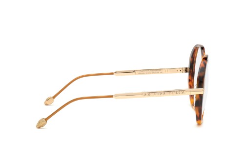 Philipp Plein VPP053S PANORAMA LAKE - 0728 - 56 Cadres optiques Havane, Or Ovale