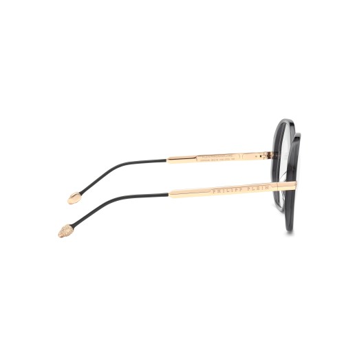 Philipp Plein VPP053S PANORAMA LAKE - 0705 - 56 Cadres optiques Noir, Or Ovale